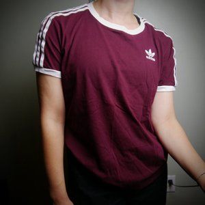 Adidas Originals Maroon Women's Shirt | Size S